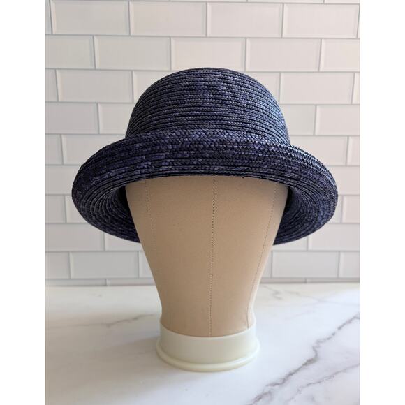 Lot of 5 Vintage Straw Hats, Ann Taylor, Liz Claiborne, Raffia  Straw Hat Bundle main image 9